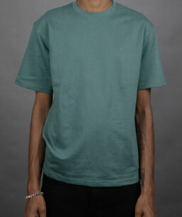 Signup Teal green oversized fit T- shirt