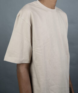 Signup Beige oversized fit T- shirt